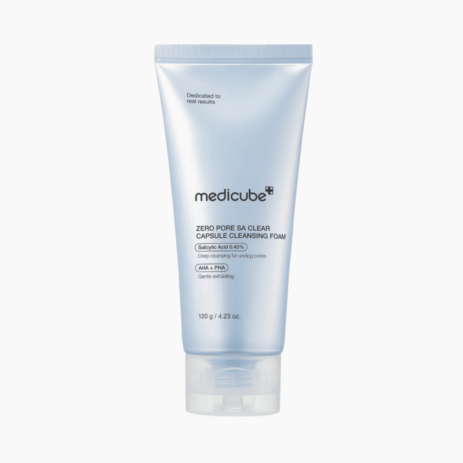 Medicube Zero Pore SA Clear Capsule Cleansing Foam 120g - cosmadic