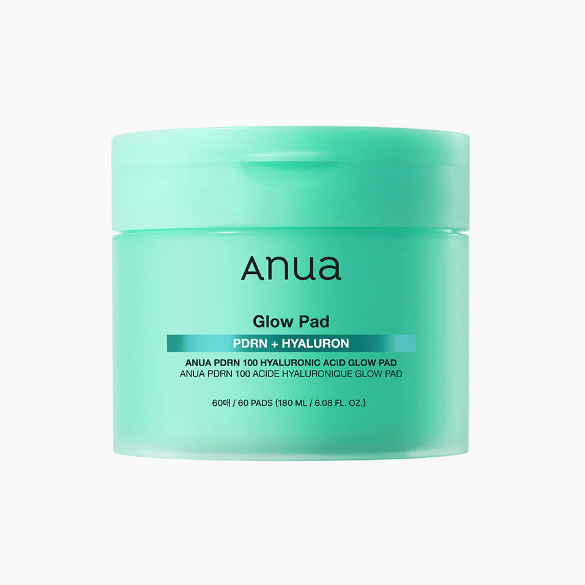 Anua PDRN 100 Hyaluronic Acid Glow Pad 60 Pads - cosmadic
