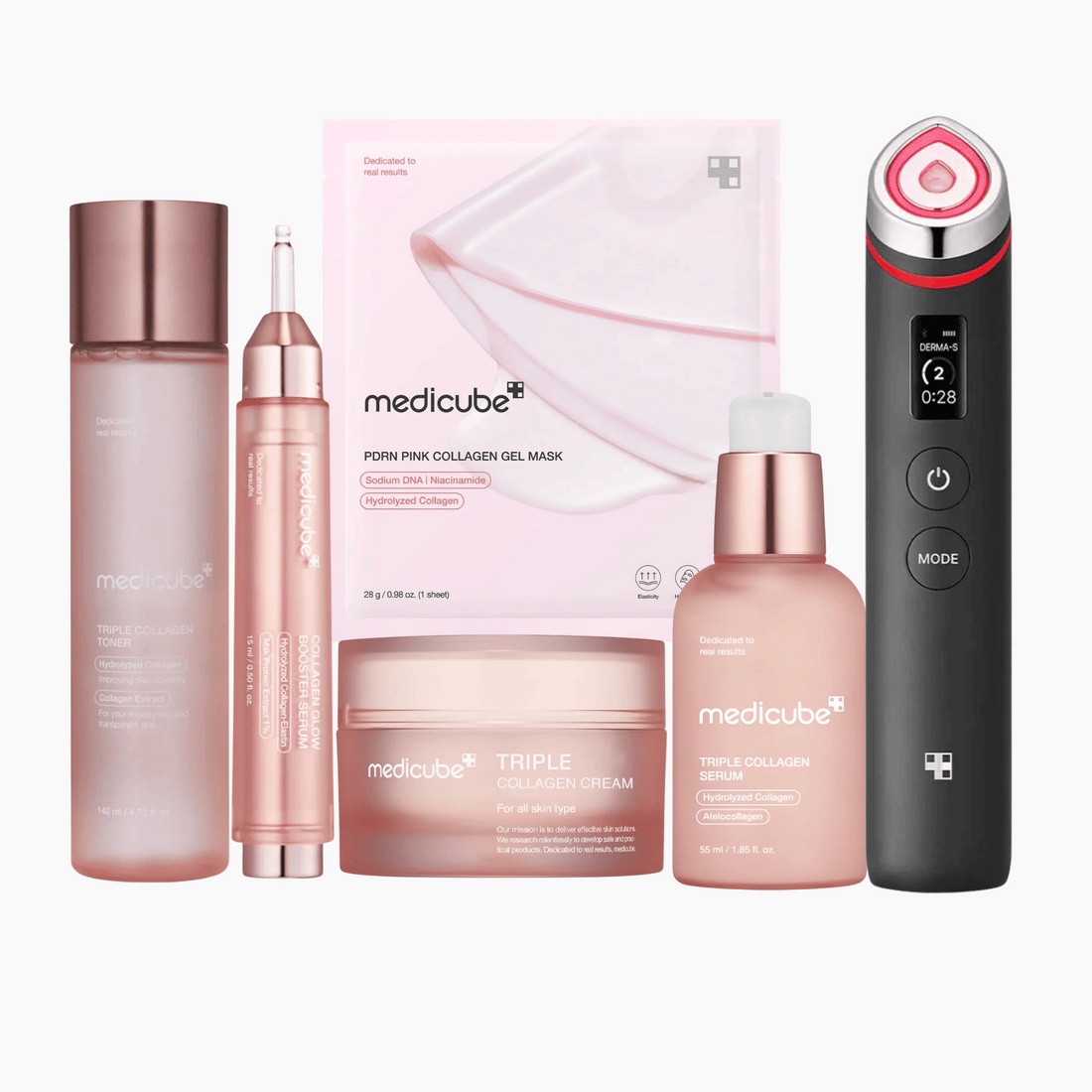 Medicube Collagen Boost Skincare Set Black - cosmadic