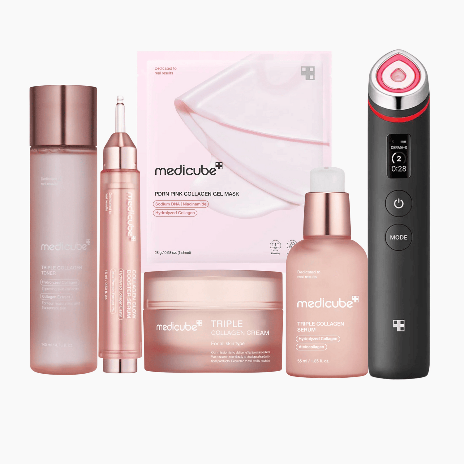 Medicube Collagen Boost Skincare Set Black - cosmadic