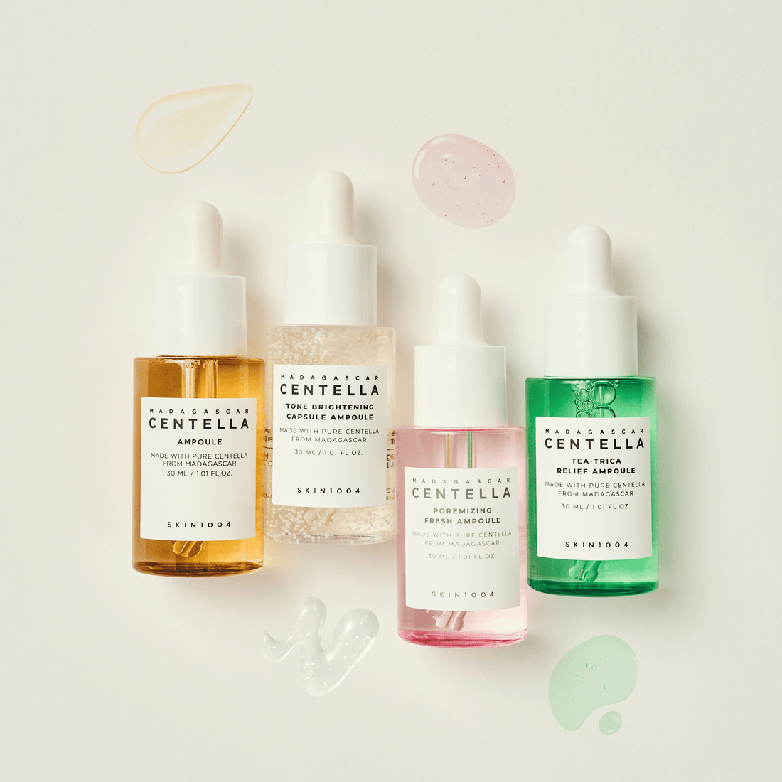 Skin1004 Madagascar Centella Ampoule Kit Set 4x30ml - cosmadic