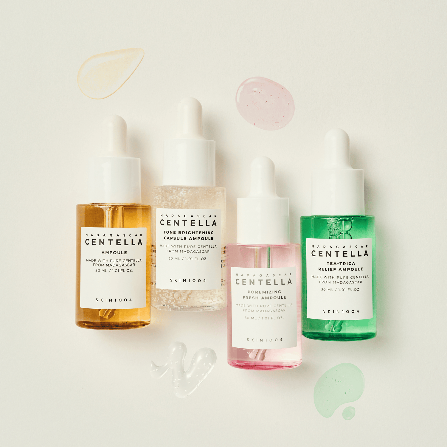 Skin1004 Madagascar Centella Ampoule Kit Set 4x30ml - cosmadic
