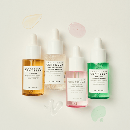 Skin1004 Madagascar Centella Ampoule Kit Set 4x30ml - cosmadic