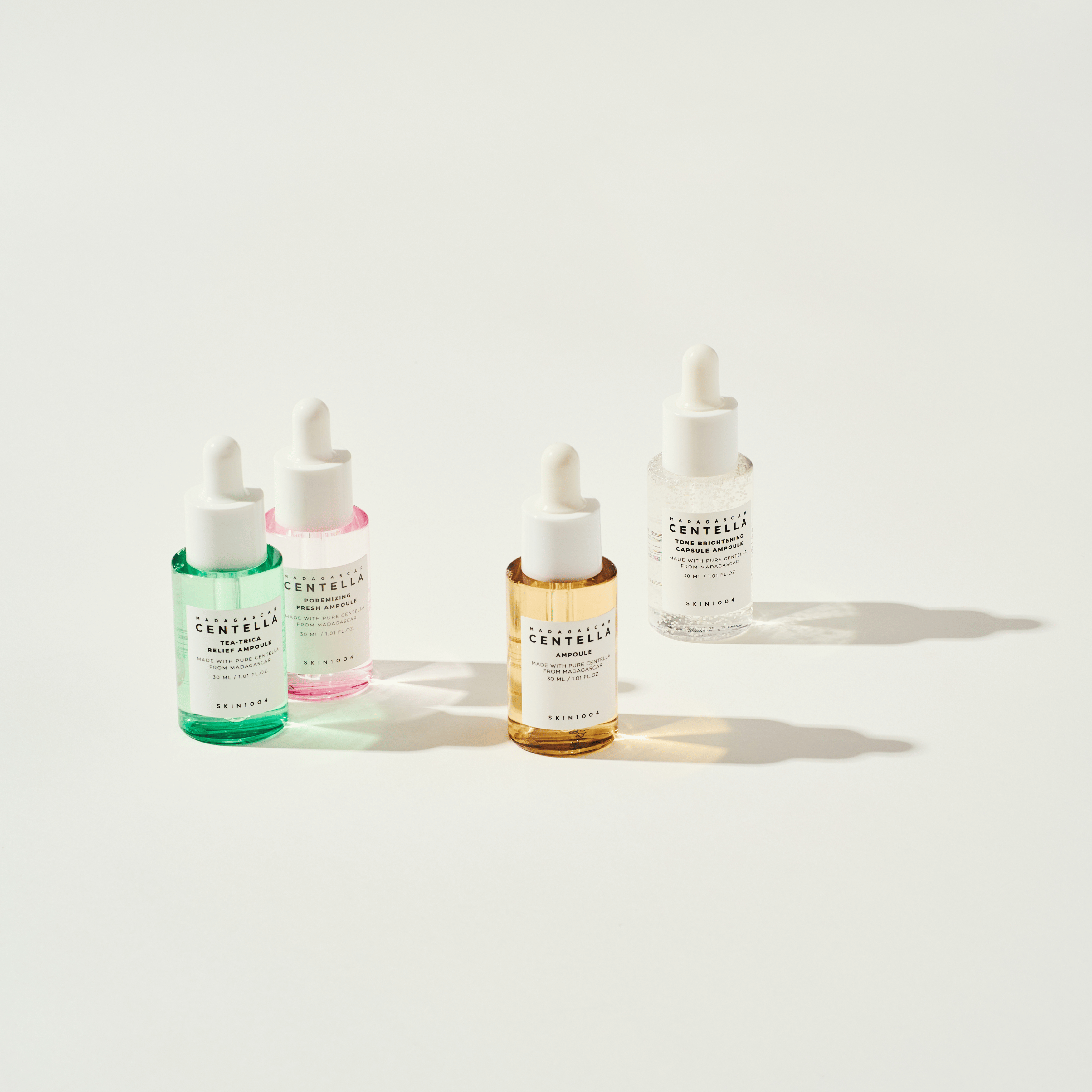 Skin1004 Madagascar Centella Ampoule Kit Set 4x30ml - cosmadic