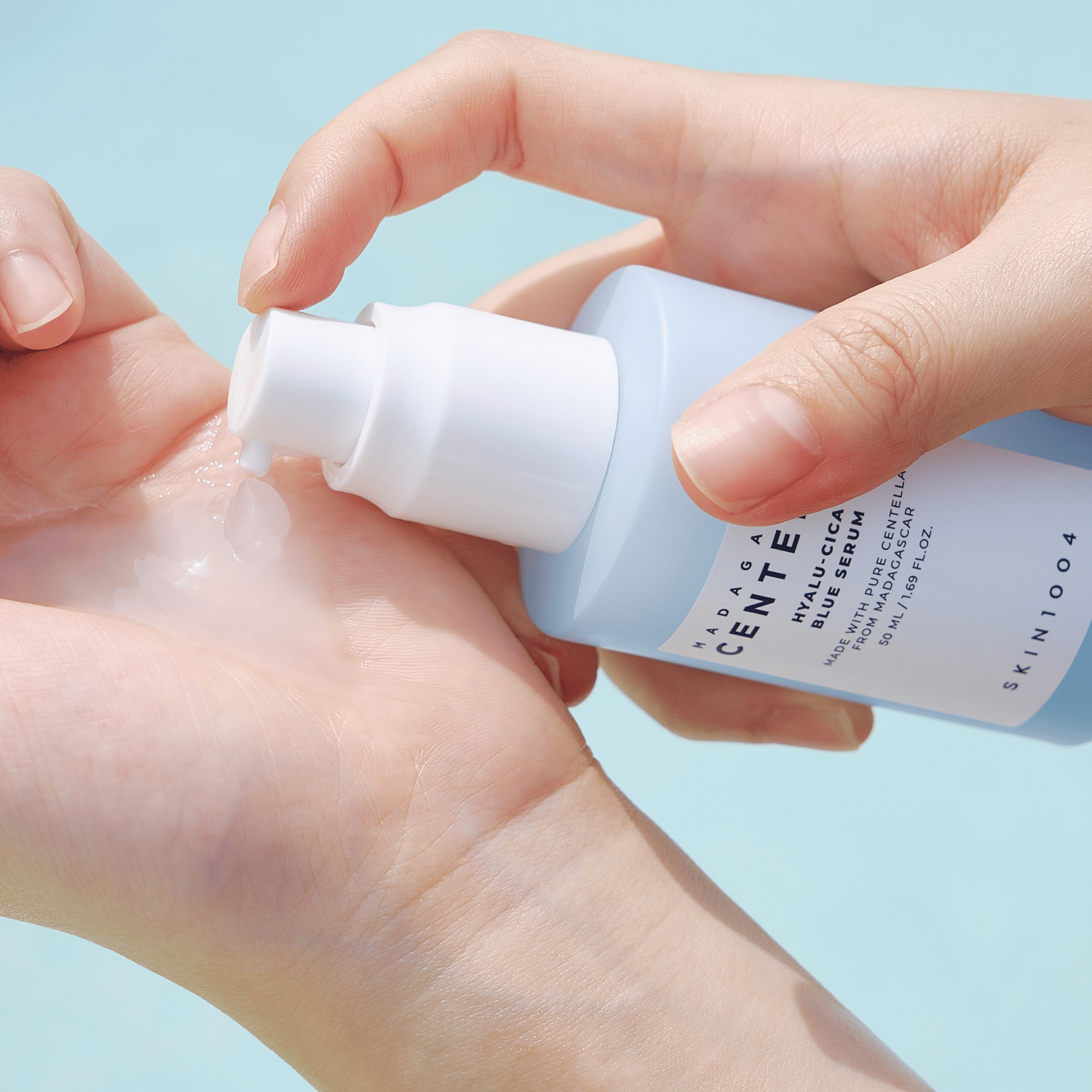 Skin1004 Hyalu-Cica Blue Serum 50ml - cosmadic