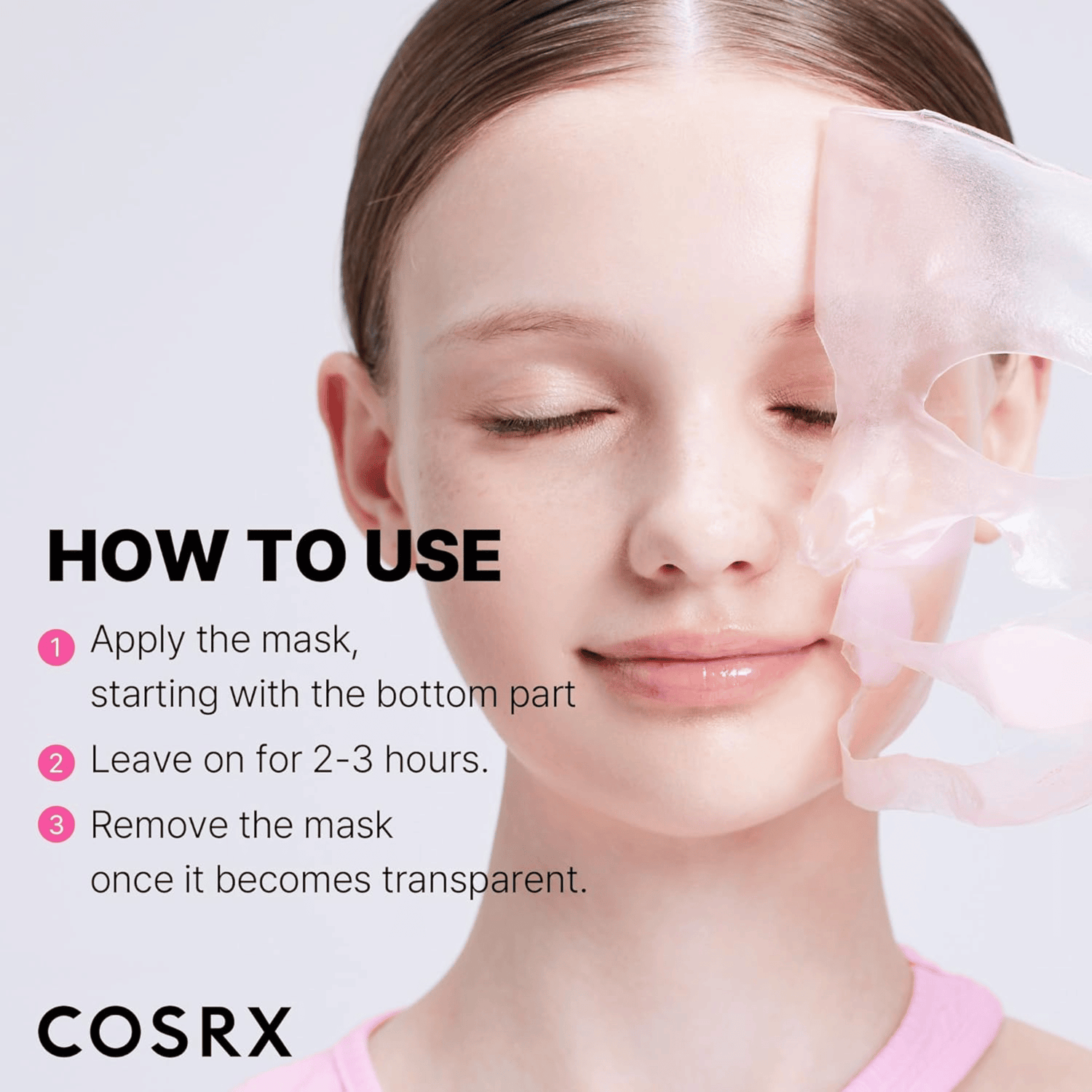 COSRX The Peptide Collagen Lifting Glow Hydrogel Mask 3 Stück - cosmadic