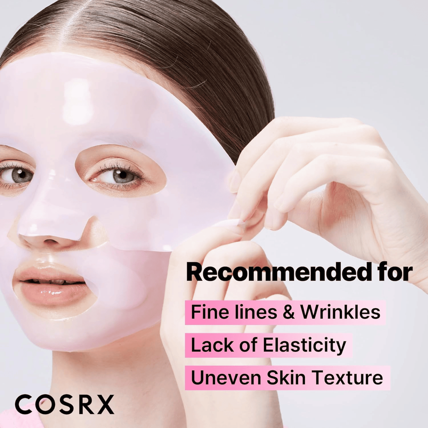 COSRX The Peptide Collagen Lifting Glow Hydrogel Mask 3 Stück - cosmadic