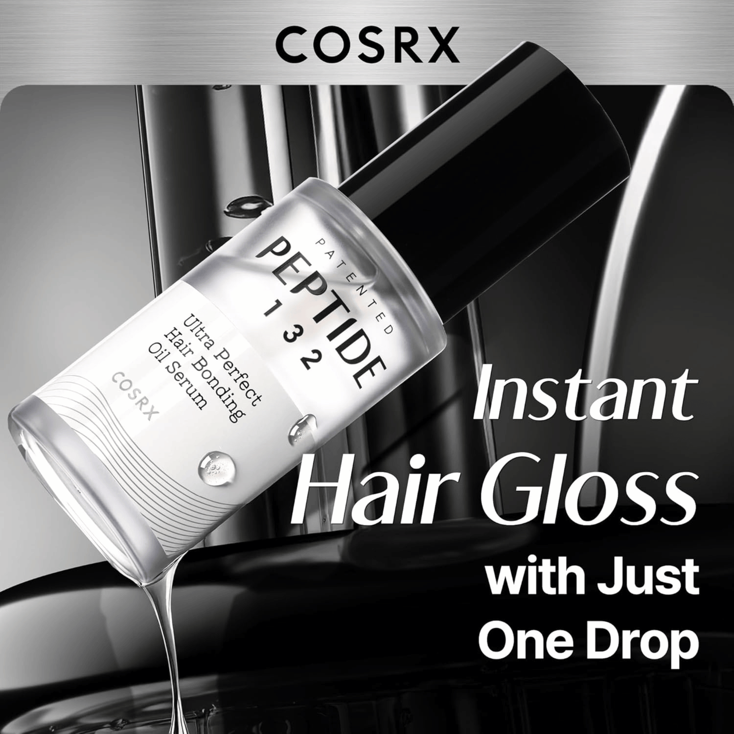 COSRX PEPTIDE 132 Ultra Perfect Hair Bonding Oil Serum 28ml - cosmadic