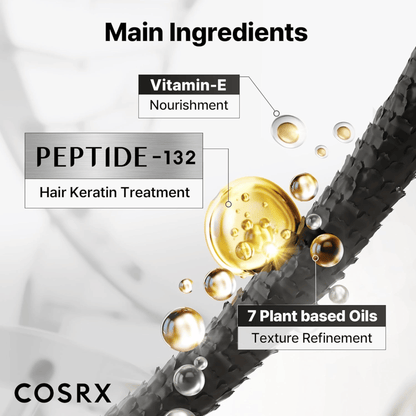 COSRX PEPTIDE 132 Ultra Perfect Hair Bonding Oil Serum 28ml - cosmadic