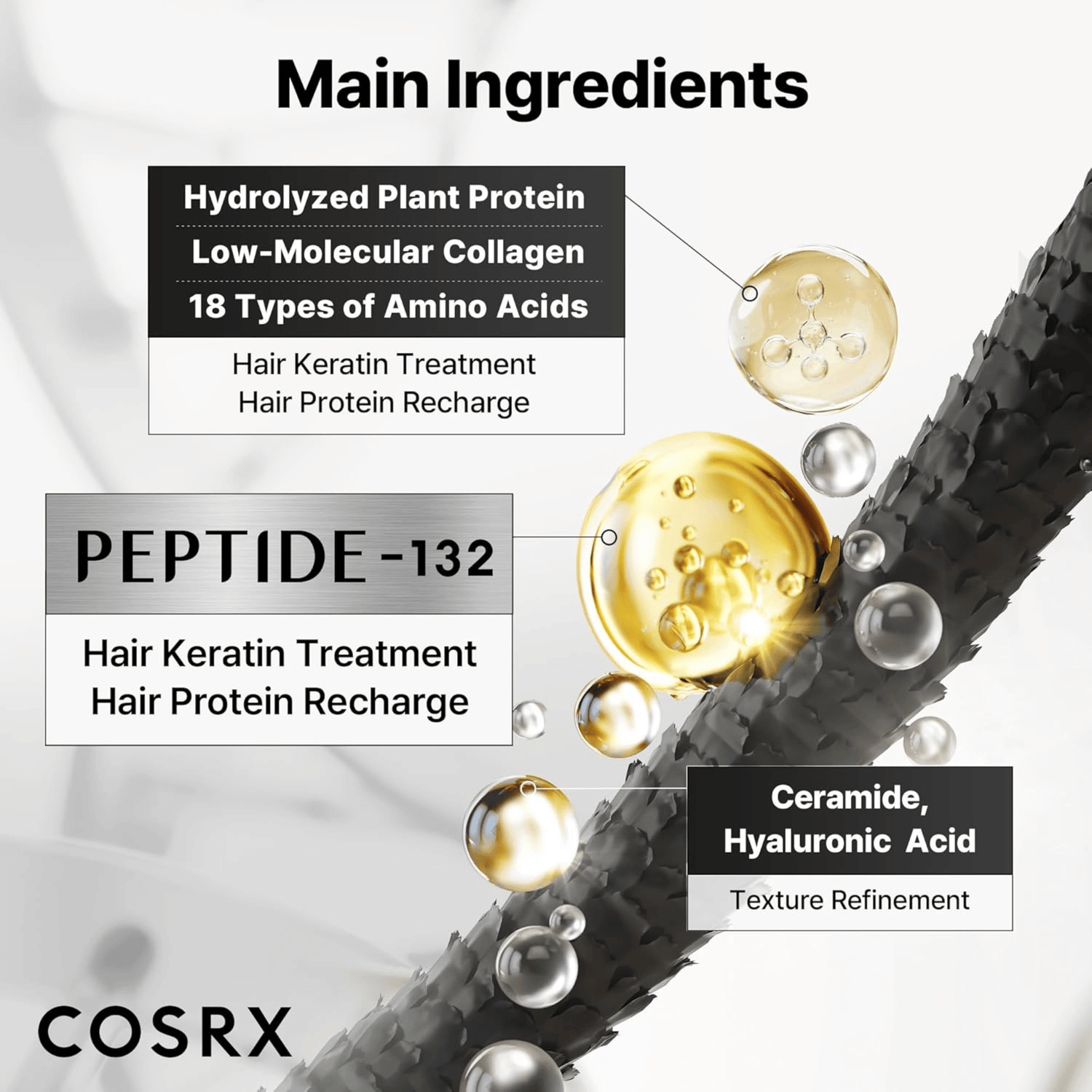 COSRX Ultra Perfect Hair Bonding Treatment 120ml - cosmadic