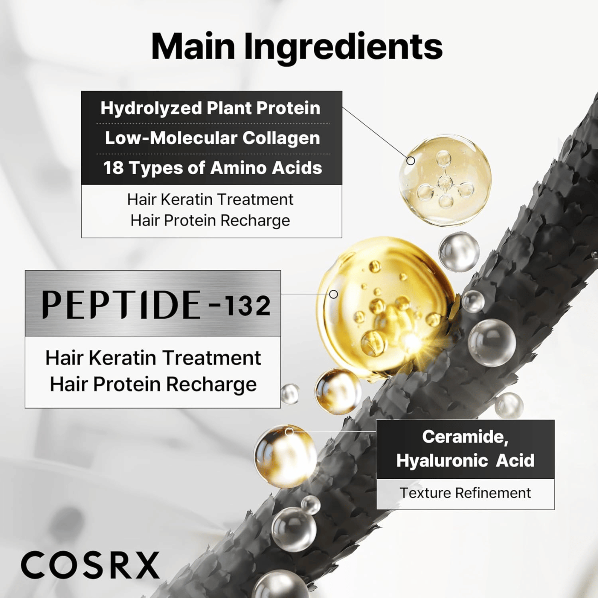 COSRX Ultra Perfect Hair Bonding Treatment 120ml - cosmadic