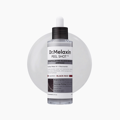 Dr.Melaxin Peel Shot Exfoliating Black Rice Ampoule 80ml - cosmadic
