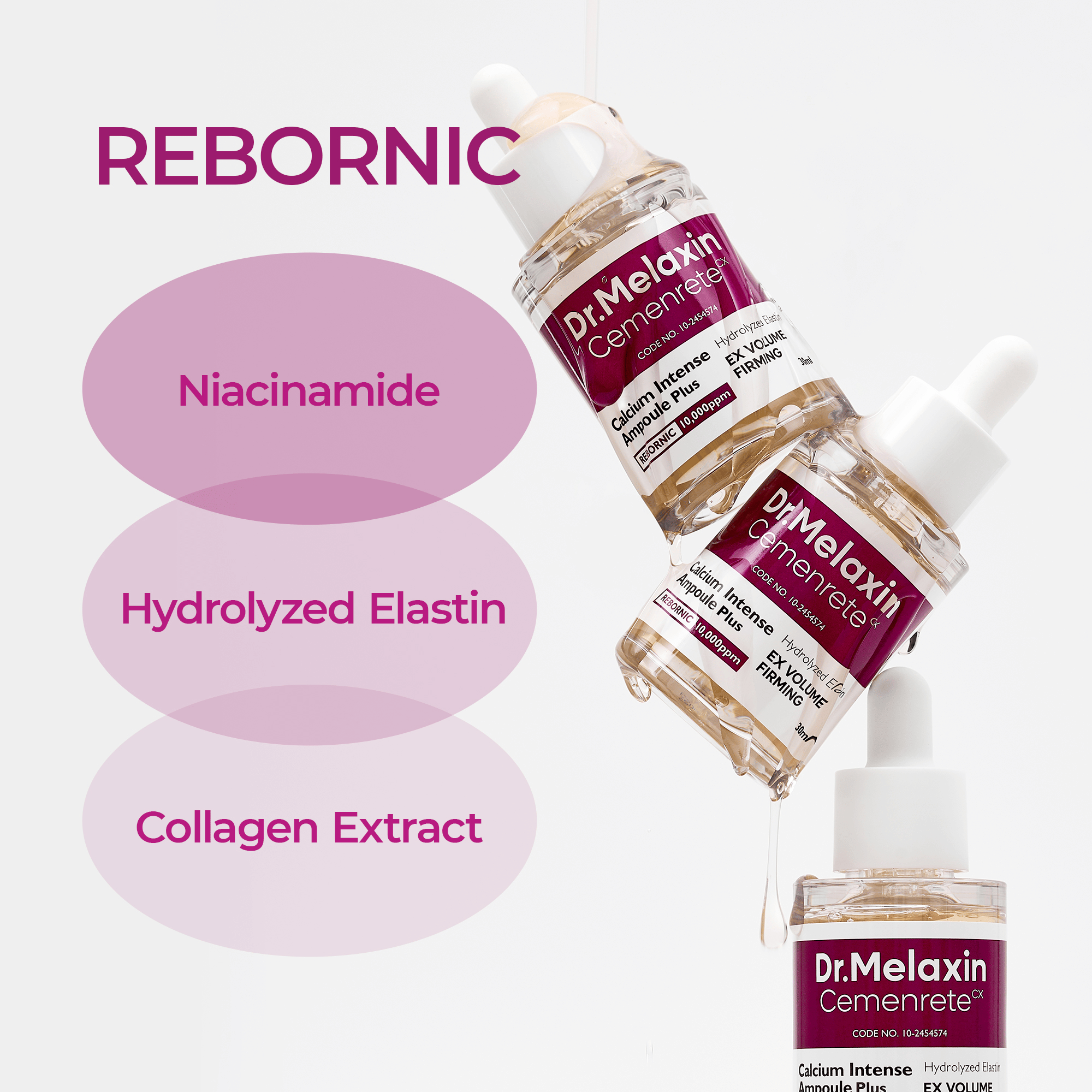 Dr.Melaxin Cemenrete Calcium Intense Ampoule Plus 30ml - cosmadic