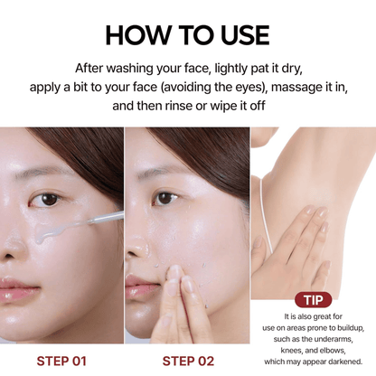 Dr.Melaxin Peel Shot Exfoliating White Rice Ampoule 80ml - cosmadic