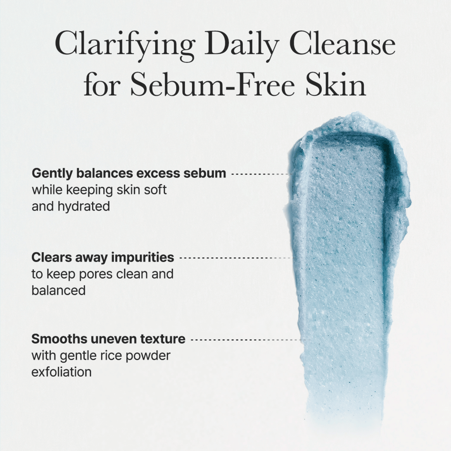 Arencia Fresh Blue Hyssop Rice Mochi Cleanser - cosmadic