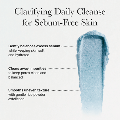 Arencia Fresh Blue Hyssop Rice Mochi Cleanser - cosmadic