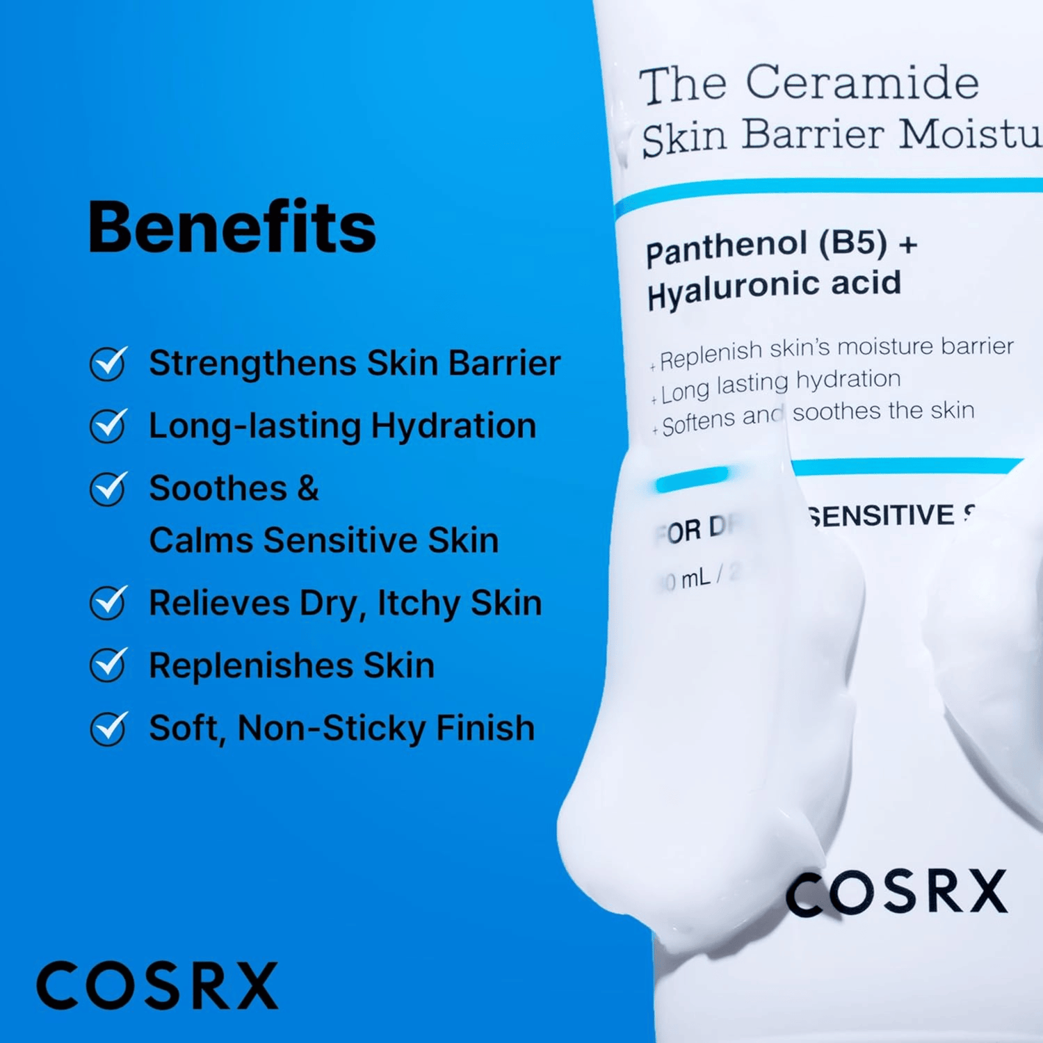 COSRX The Ceramide Skin Barrier Moisturizer 80ml - cosmadic