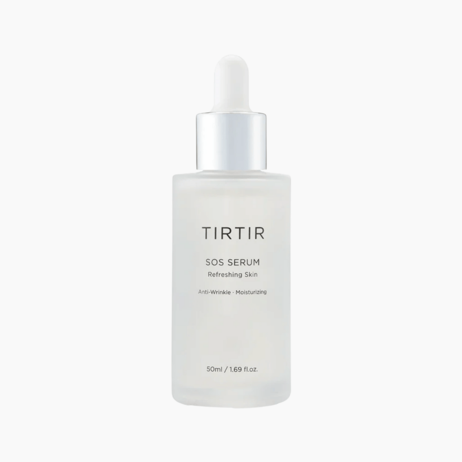 TIRTIR SOS Serum 50ml mit Pipette minimalistisches Design für intensive Feuchtigkeitspflege 
