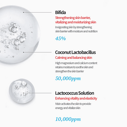 Wirkstoffe der Tocobo Essence: Bifida, Lactobacillus und Lactococcus für eine gesunde Hautbalance