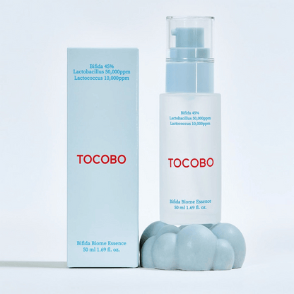 Tocobo Bifida Biome Essence mit Verpackung, perfektes korean skincare Produkt zur Regeneration