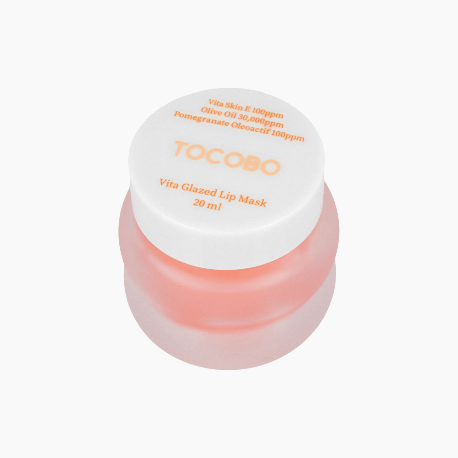 Tocobo Vita Glazed Lip Mask 20ml mit weißem Deckel intensiv pflegende Lippenmaske mit Vitamin E 