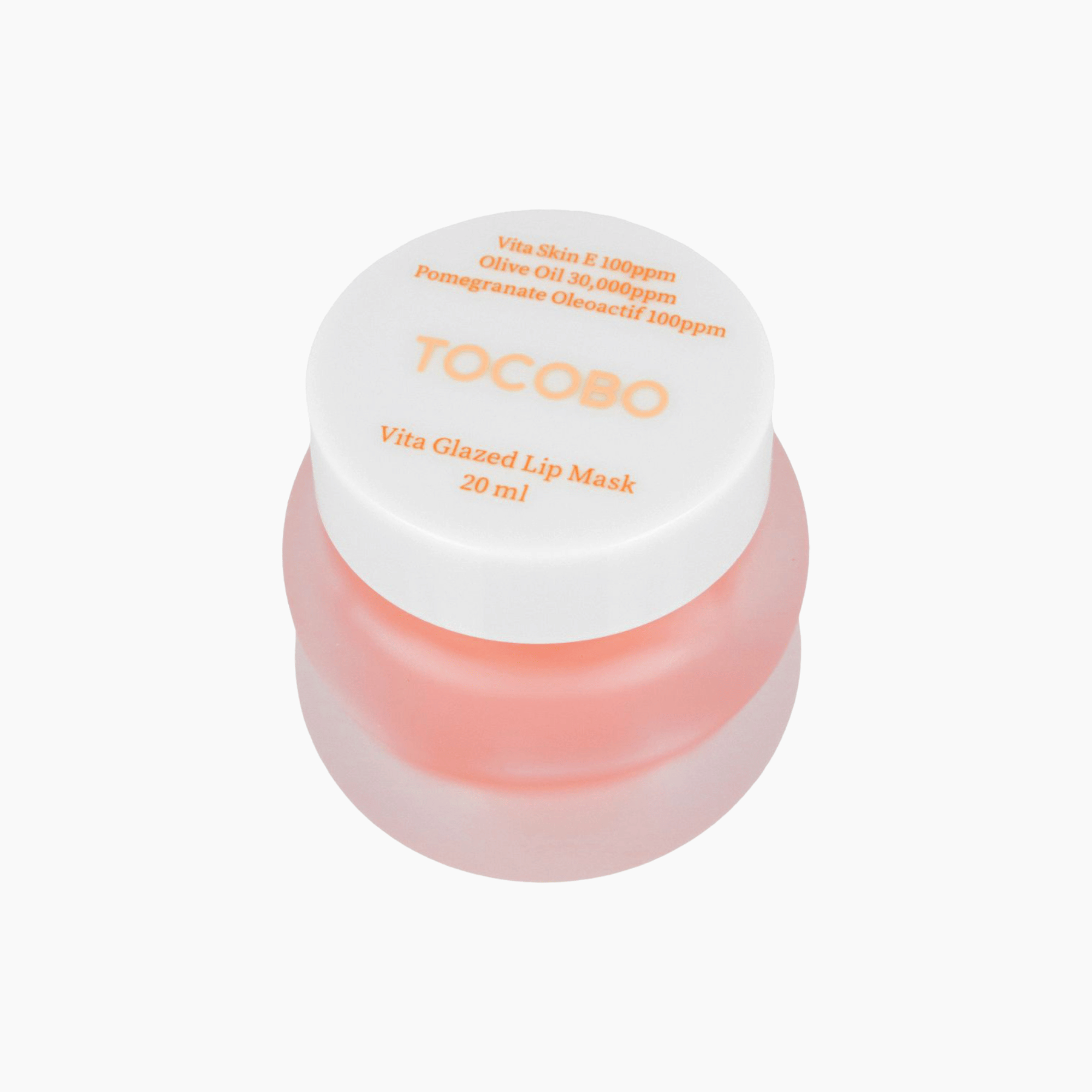 Tocobo Vita Glazed Lip Mask 20ml mit weißem Deckel intensiv pflegende Lippenmaske mit Vitamin E 
