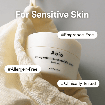 Abib Rice Probiotics Overnight Mask Barrier Jelly 80ml