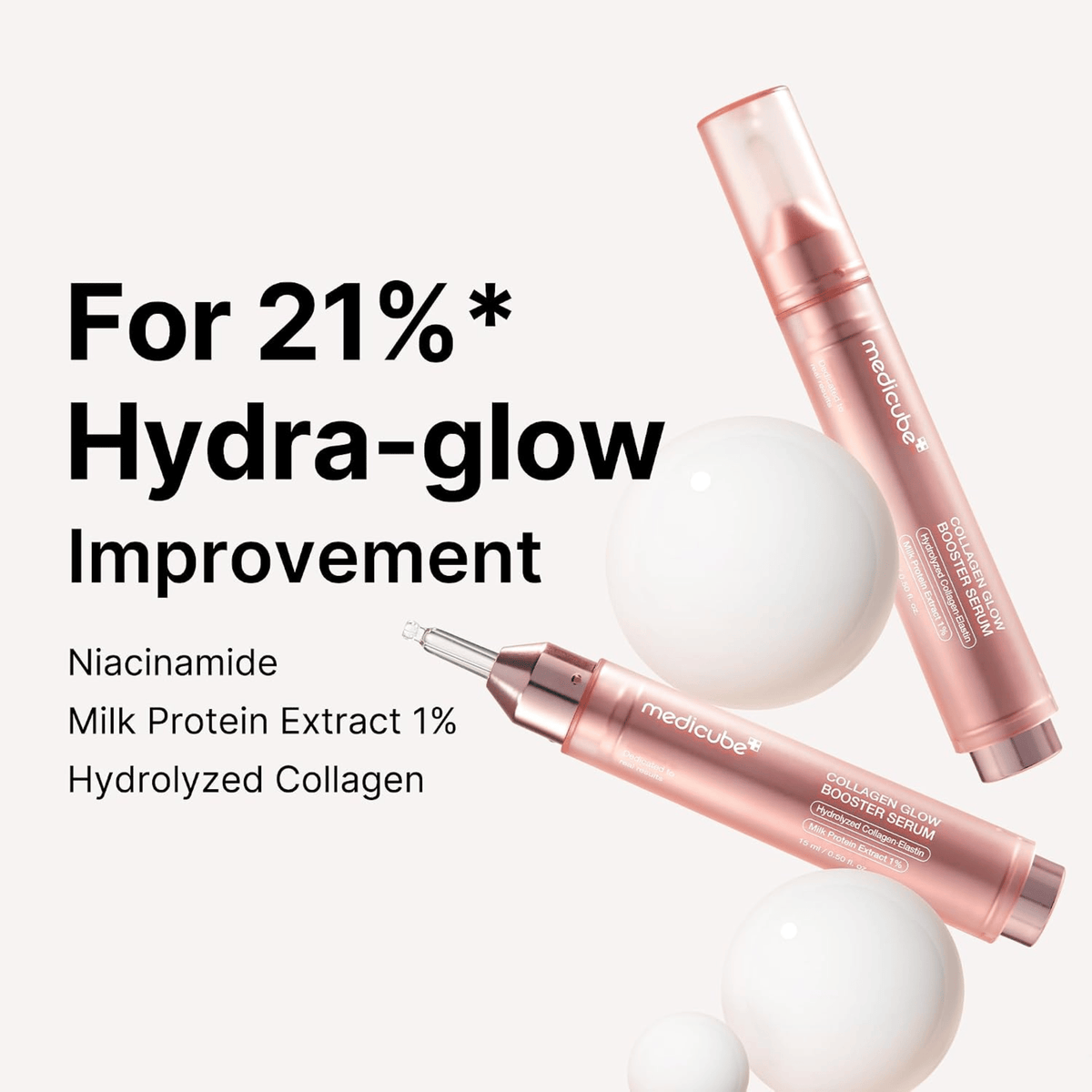 Medicube Collagen Glow Booster Serum 15ml - cosmadic