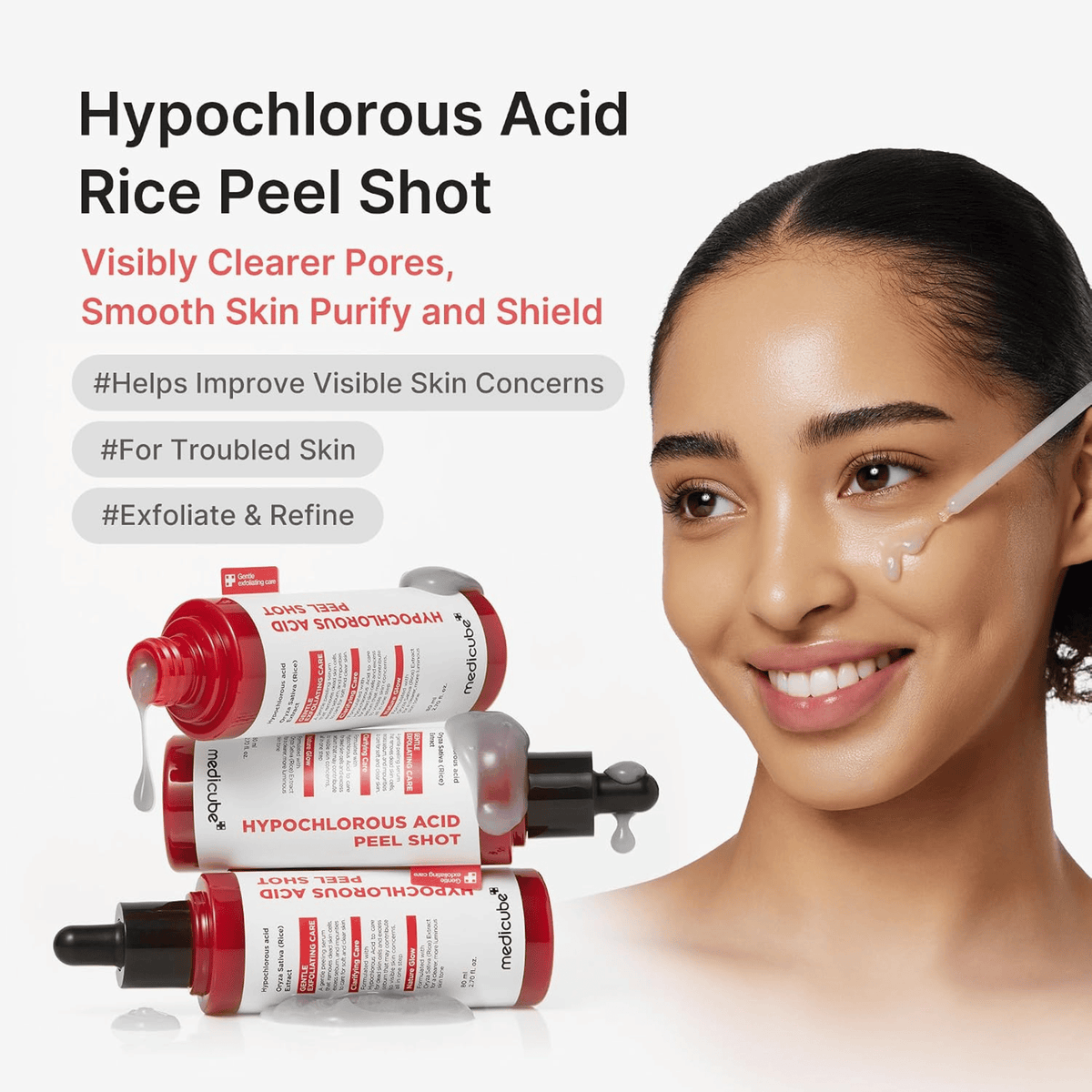 Medicube Hypochlorous Acid Peel Shot 80ml - cosmadic