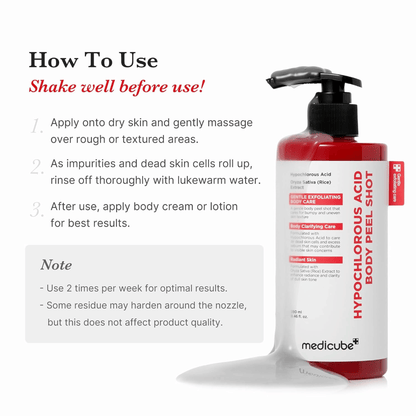 Medicube Hypochlorous Acid Body Peel Shot 280ml