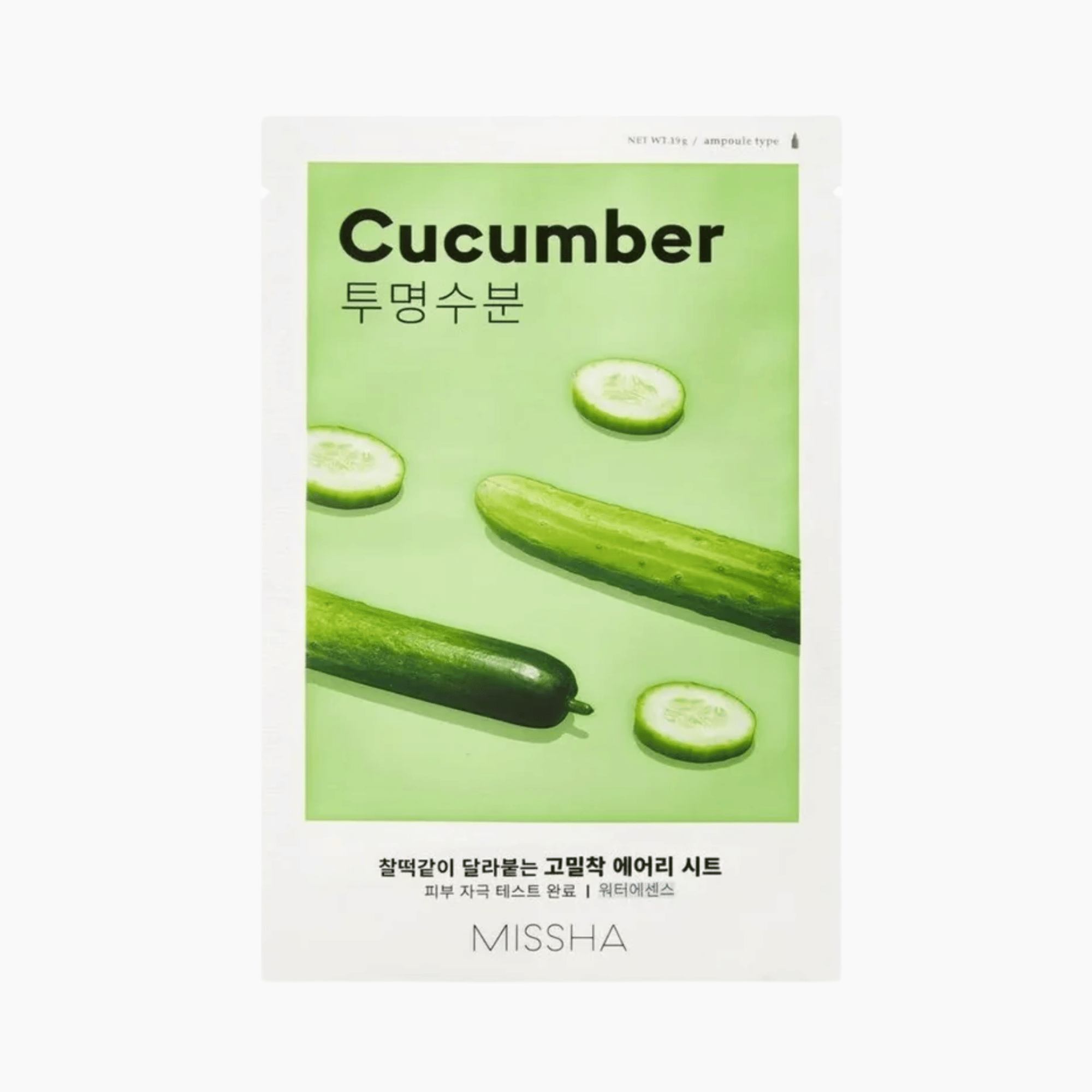 MISSHA Airy Fit Sheet Mask (Cucumber) - cosmadic