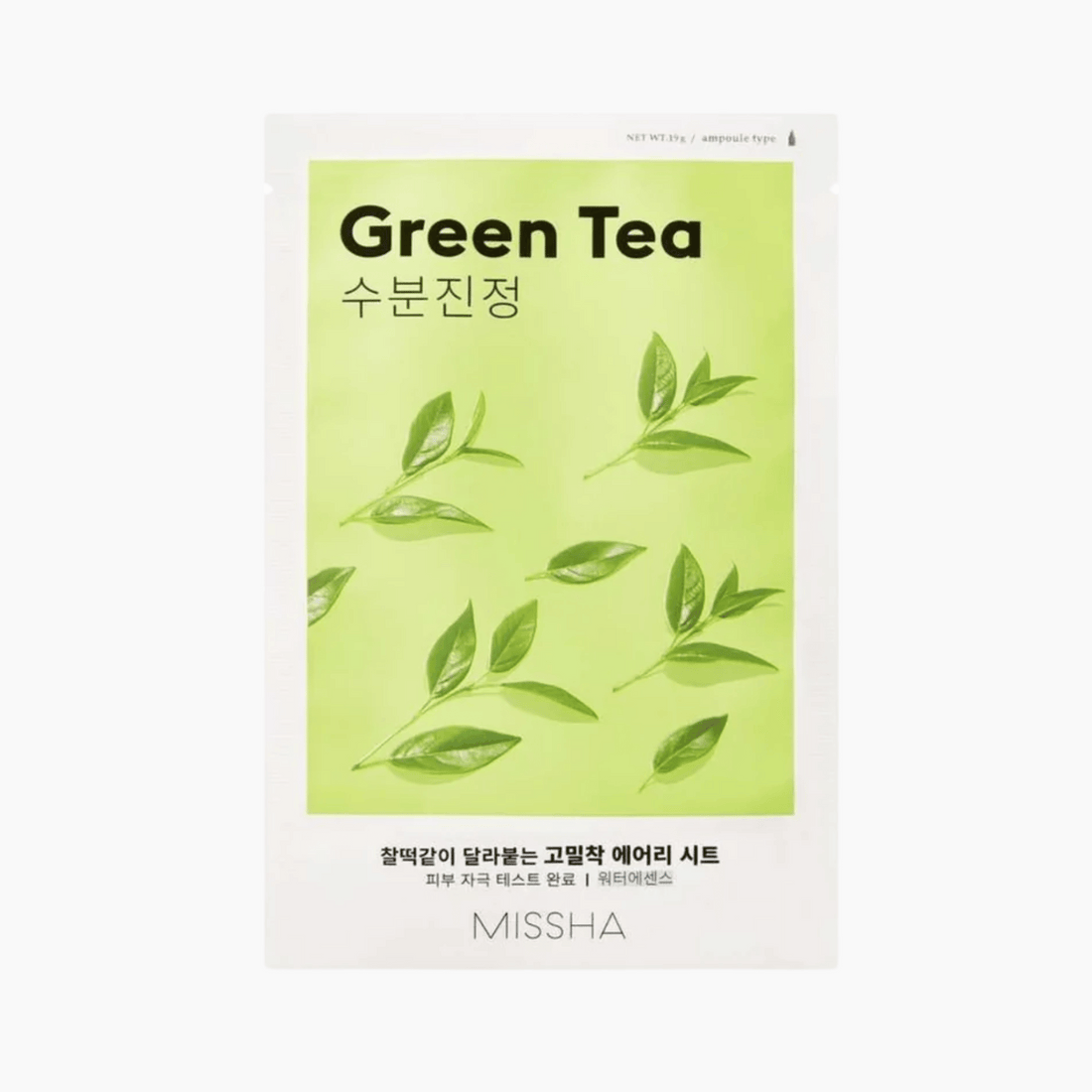 MISSHA Airy Fit Sheet Mask (Green Tea) - cosmadic