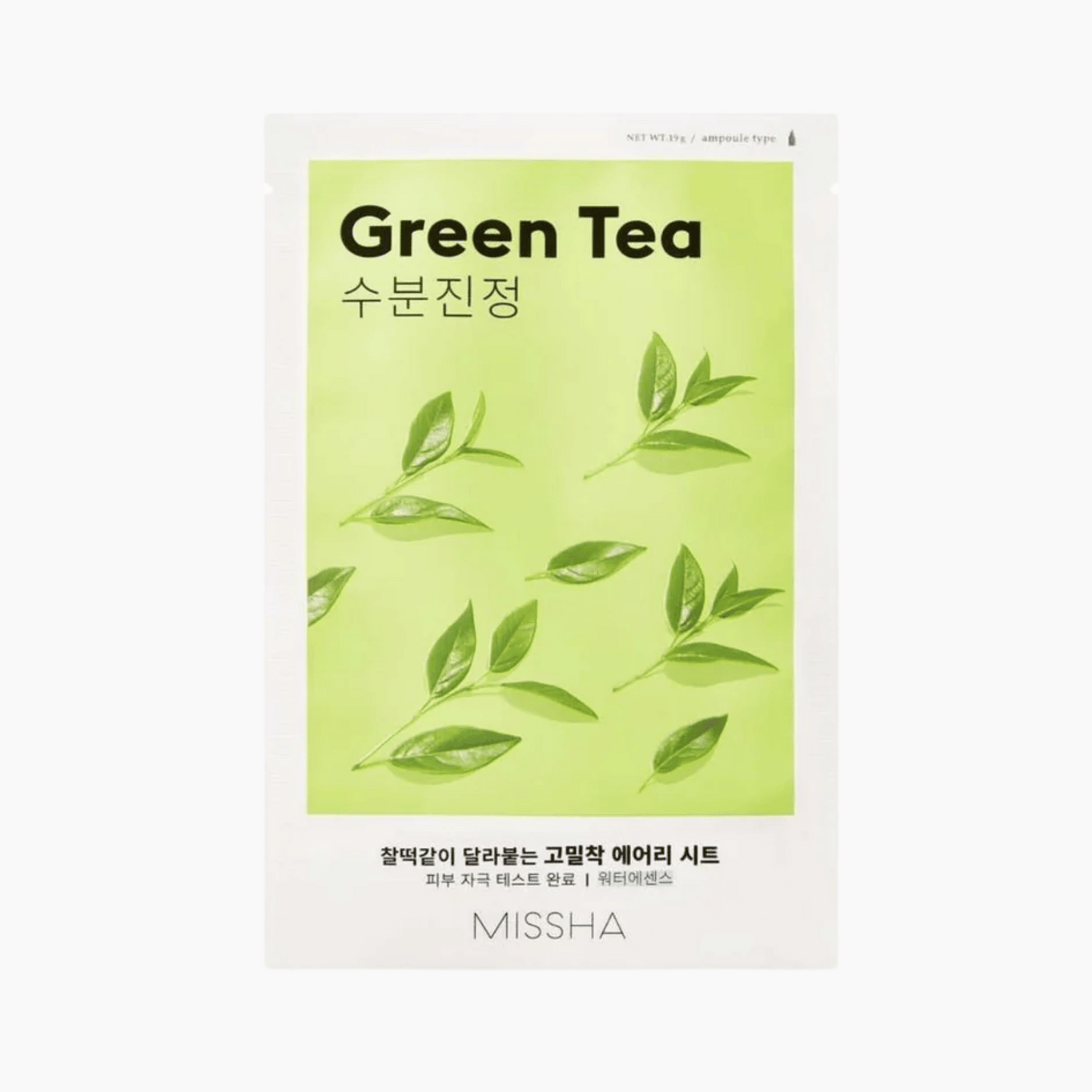 MISSHA Airy Fit Sheet Mask (Green Tea) - cosmadic