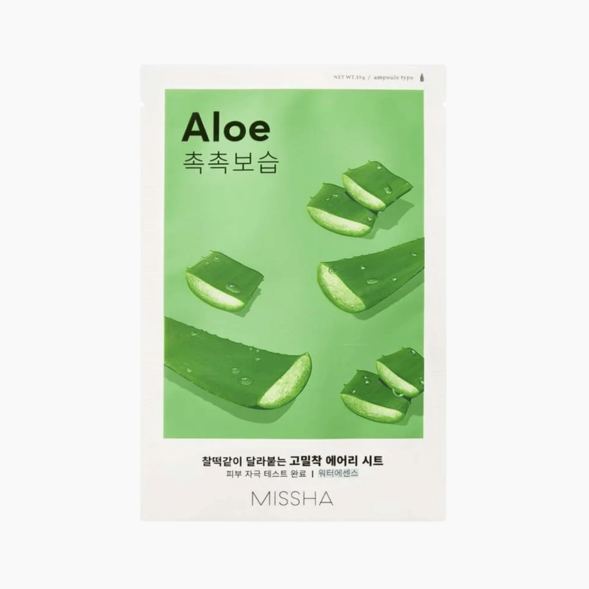 MISSHA Airy Fit Sheet Mask (Aloe) - cosmadic
