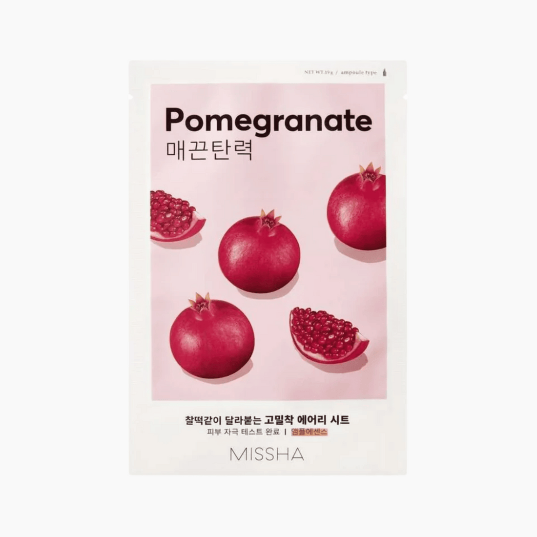 MISSHA Airy Fit Sheet Mask (Pomegranate) - cosmadic