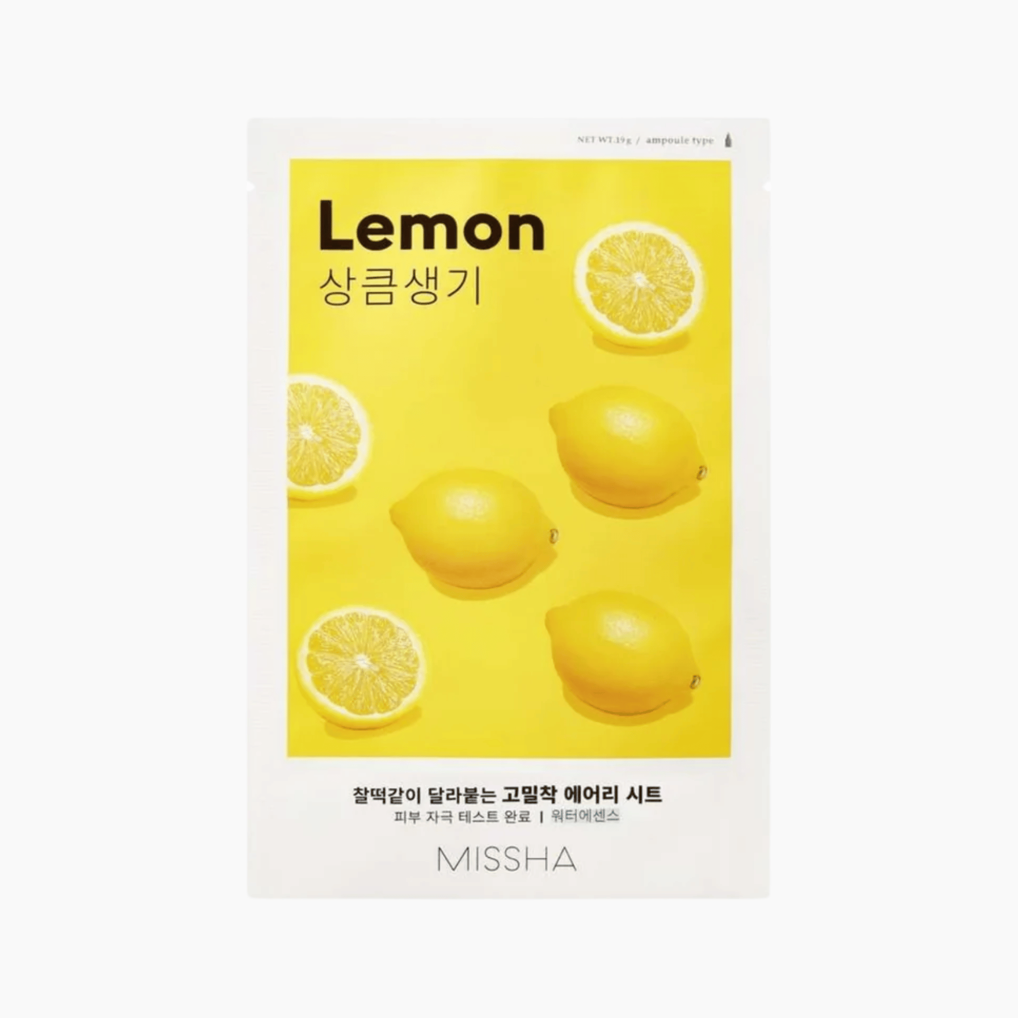 MISSHA Airy Fit Sheet Mask (Lemon) - cosmadic
