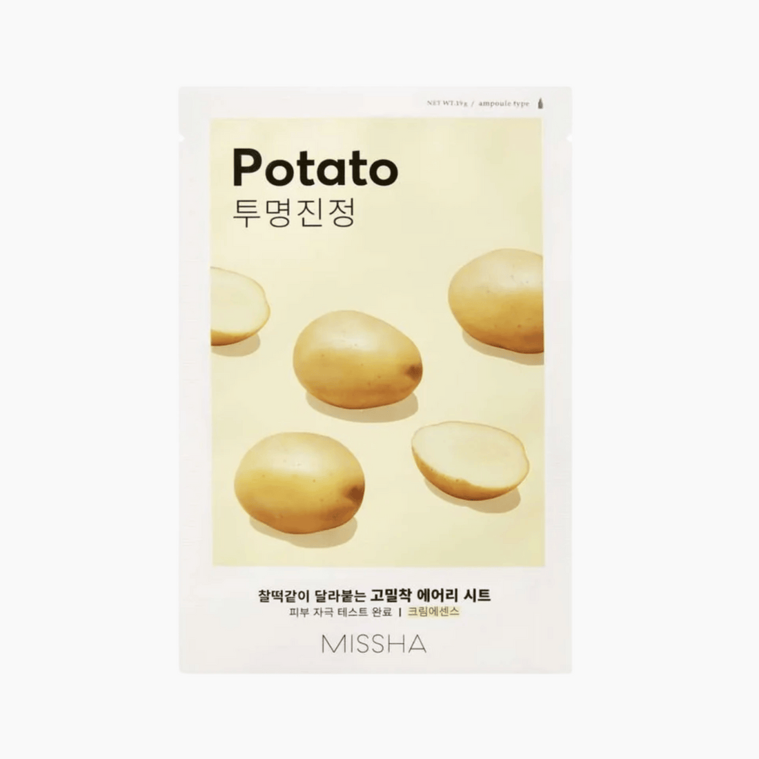MISSHA Airy Fit Sheet Mask (Potato) - cosmadic