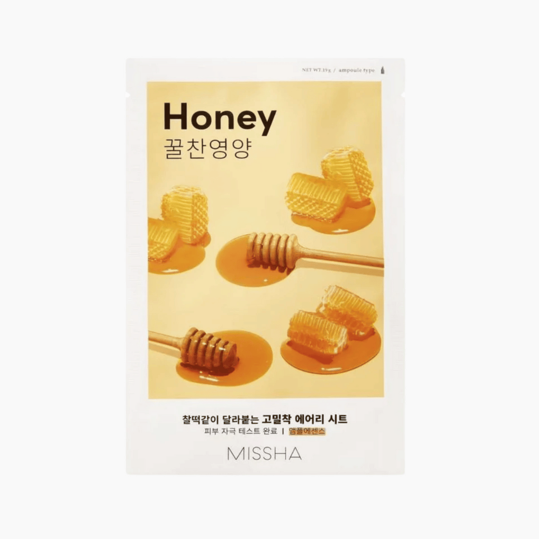 MISSHA Airy Fit Sheet Mask (Honey) - cosmadic
