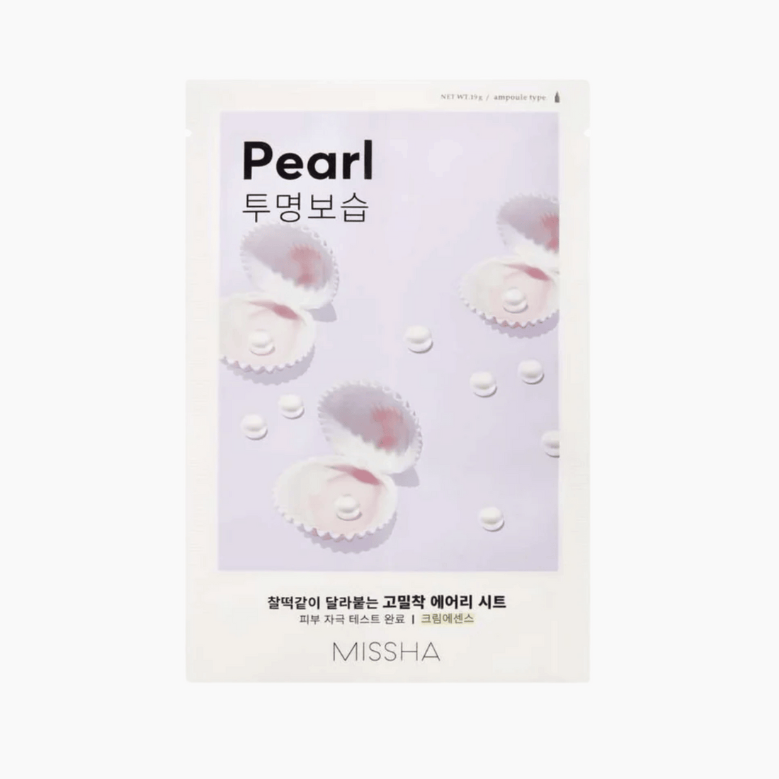 MISSHA Airy Fit Sheet Mask (Pearl) - cosmadic