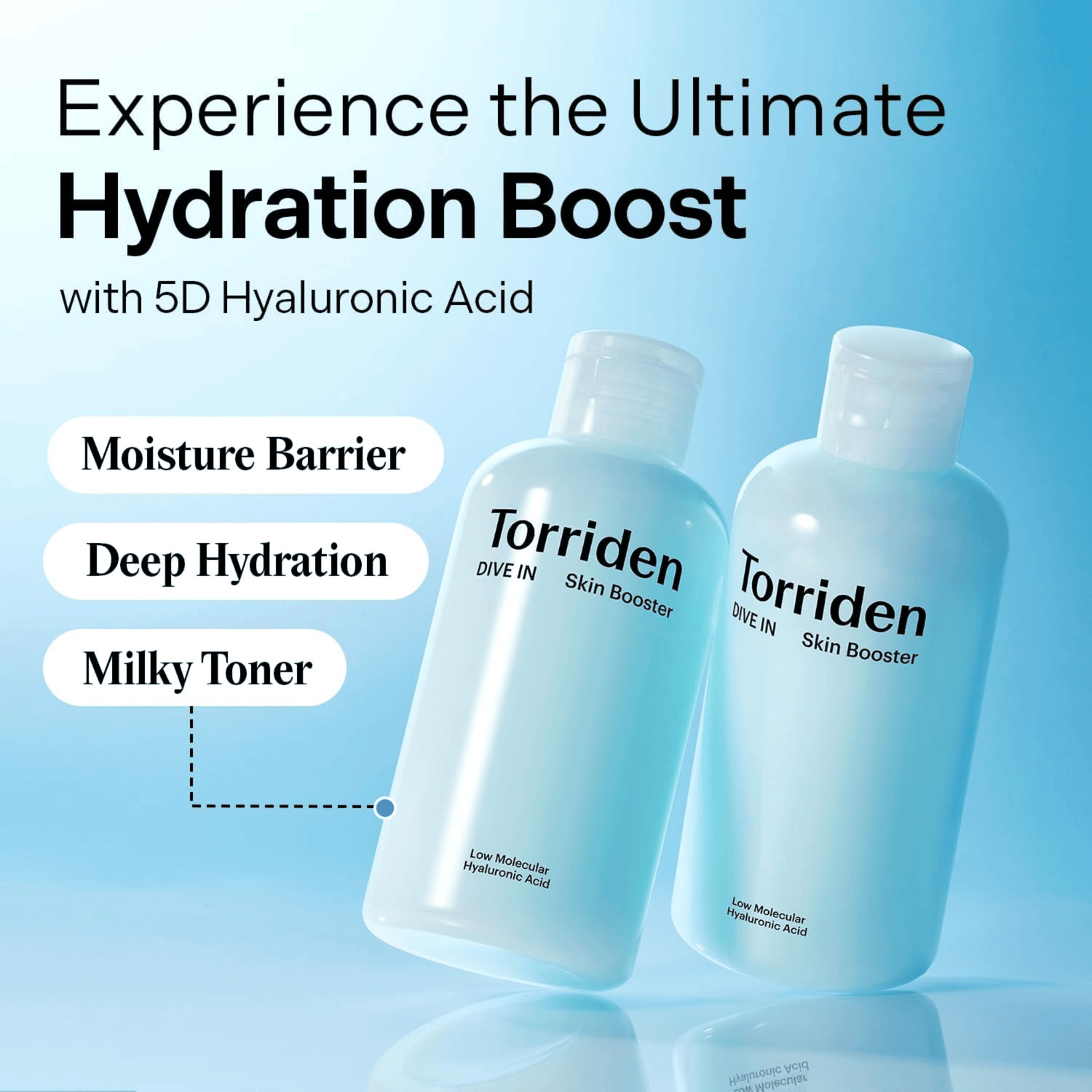 Torriden DIVE-IN Low Molecular Hyaluronic Acid Skin Booster 200ml - cosmadic