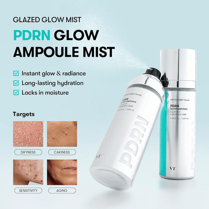 VT Cosmetics PDRN Glow Ampoule 100ml - cosmadic