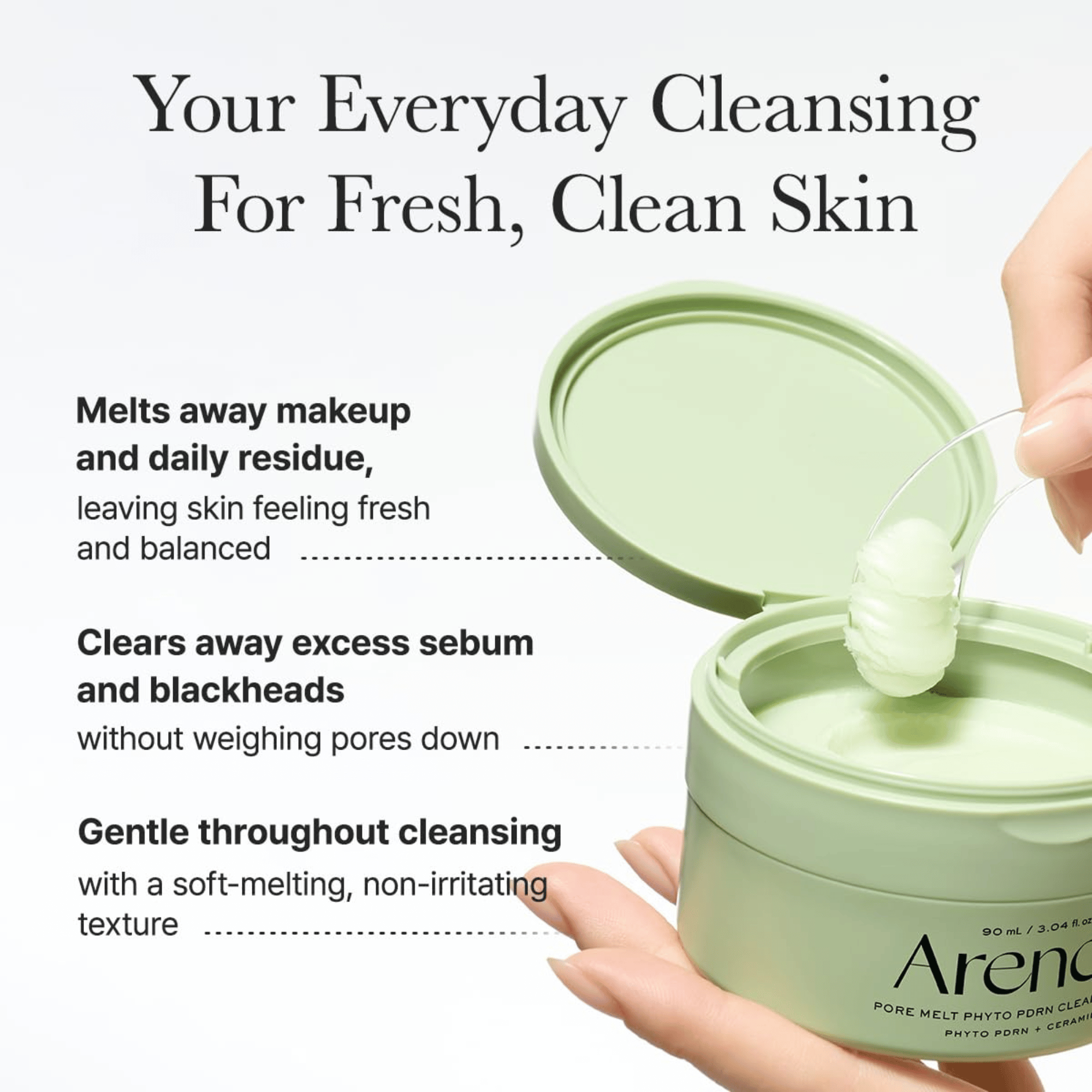 Arencia Pore Melt Phyto PDRN Cleansing Balm 90ml - cosmadic