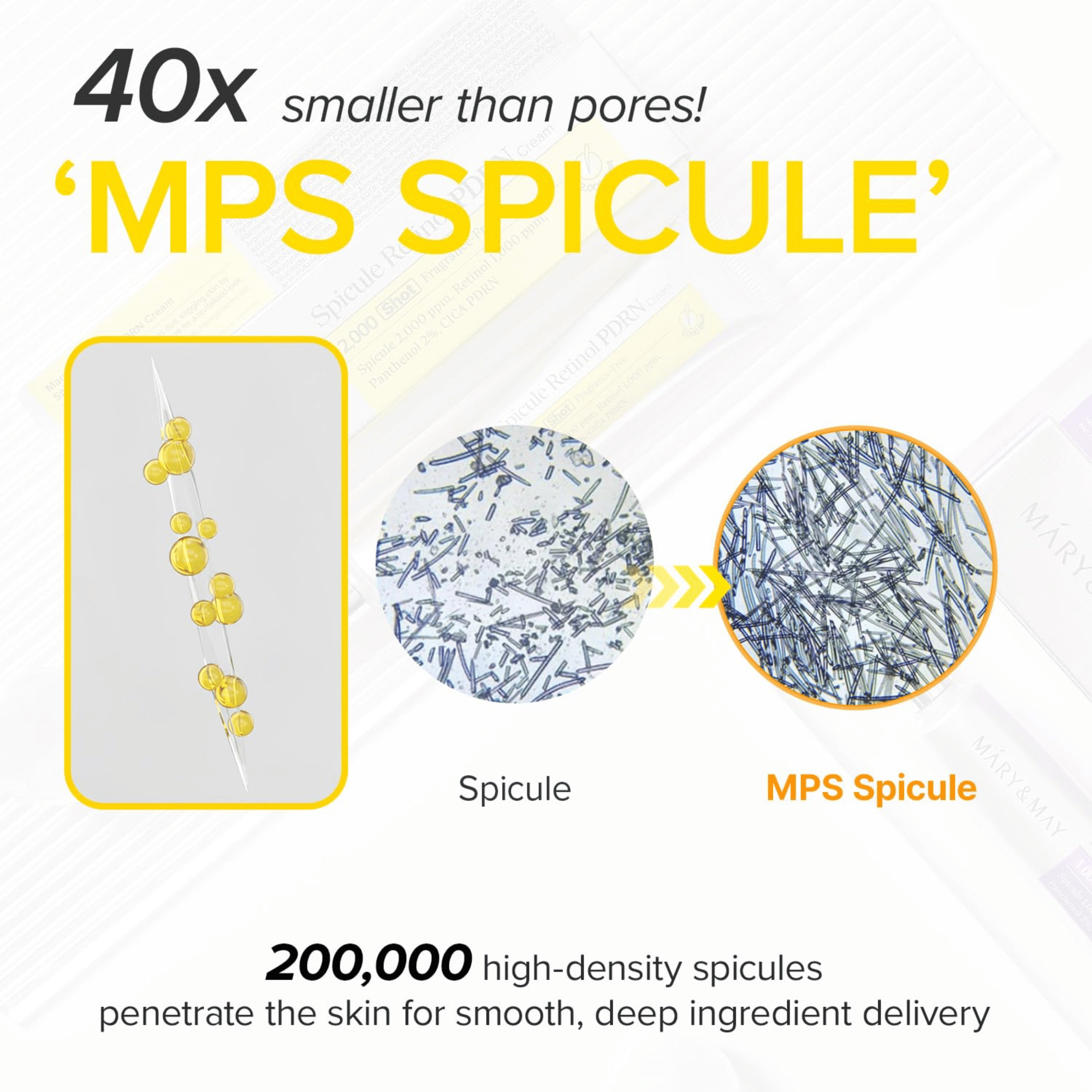 MARY &amp; MAY Spicule Retinol PDRN Cream 15g - cosmadic