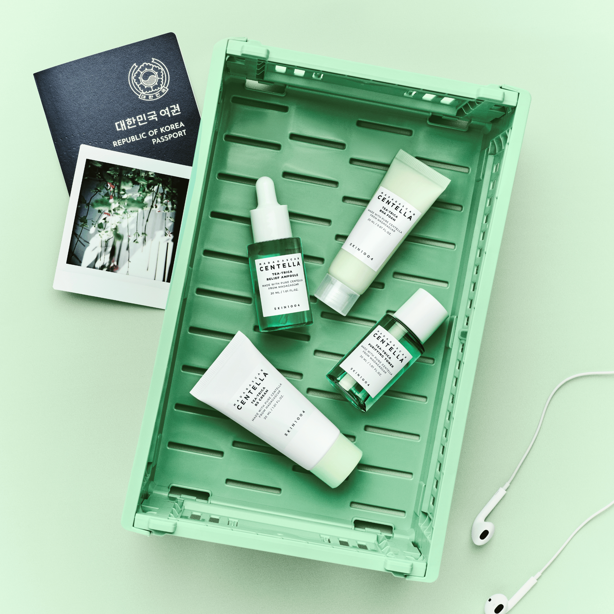 Skin1004 Madagascar Centella Tea-Trica Travel Kit - cosmadic