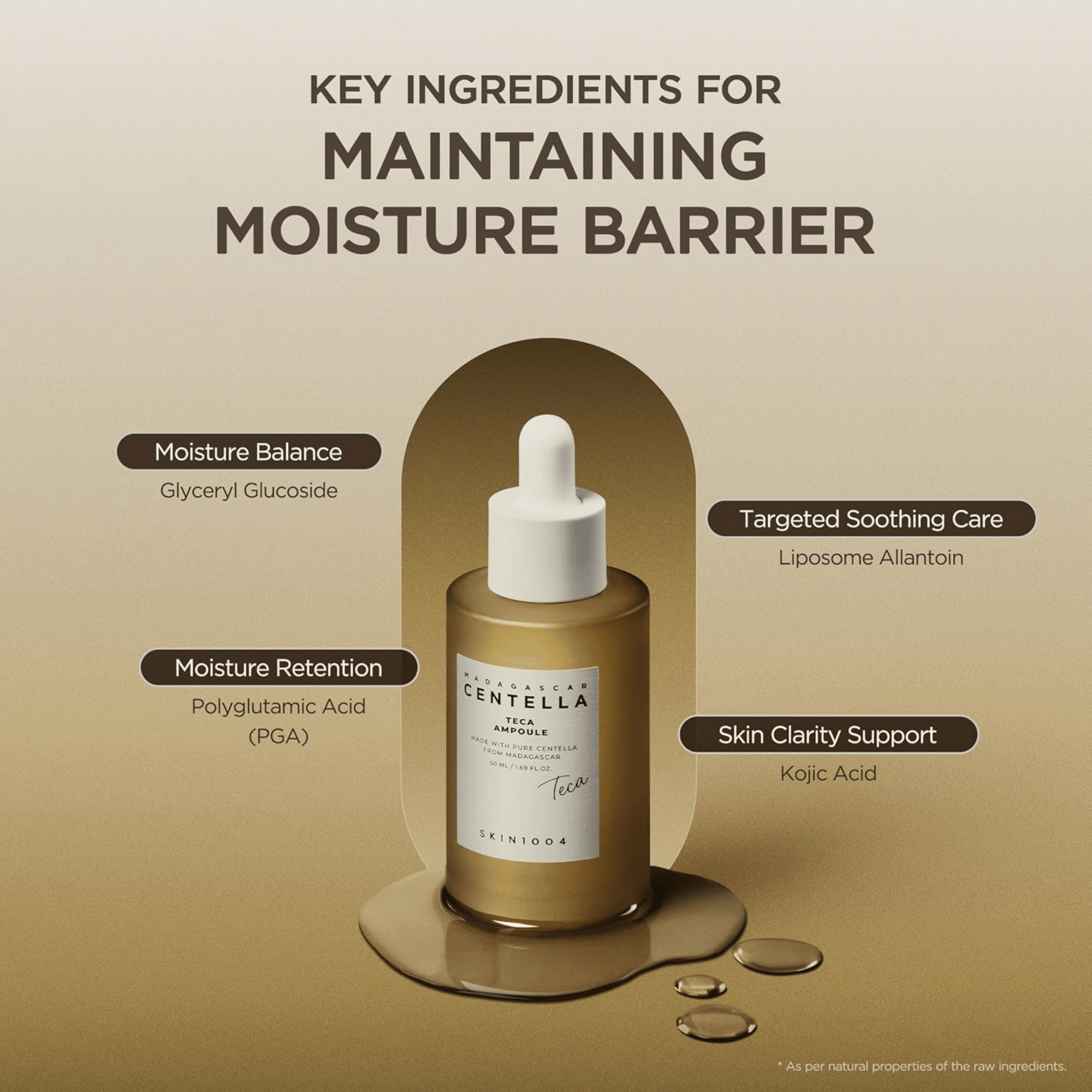 Skin1004 Madagascar Centella Teca Ampoule  50ml - cosmadic