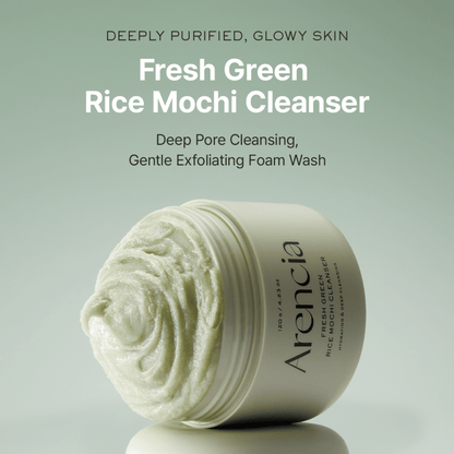 Arencia Fresh Green Rice Mochi Cleanser - cosmadic