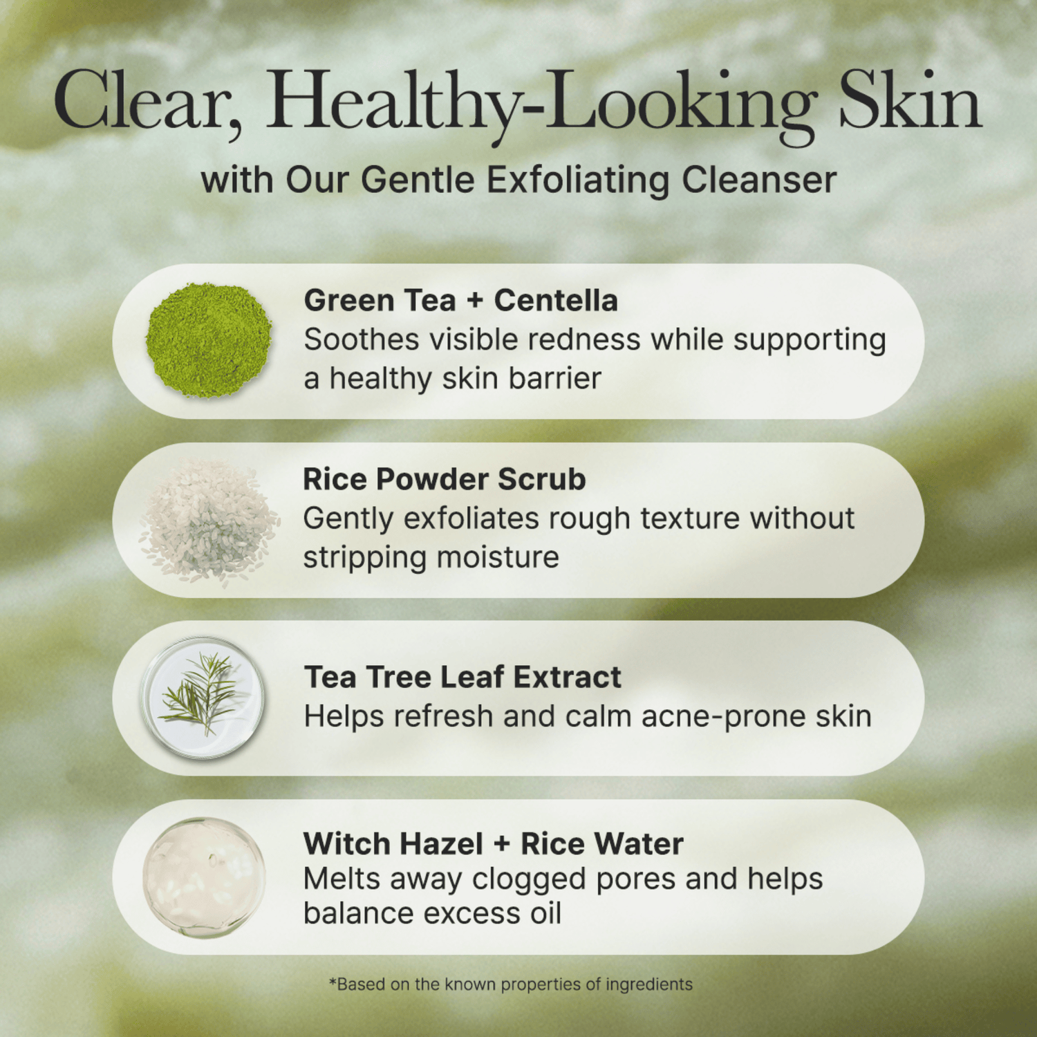Arencia Fresh Green Rice Mochi Cleanser - cosmadic
