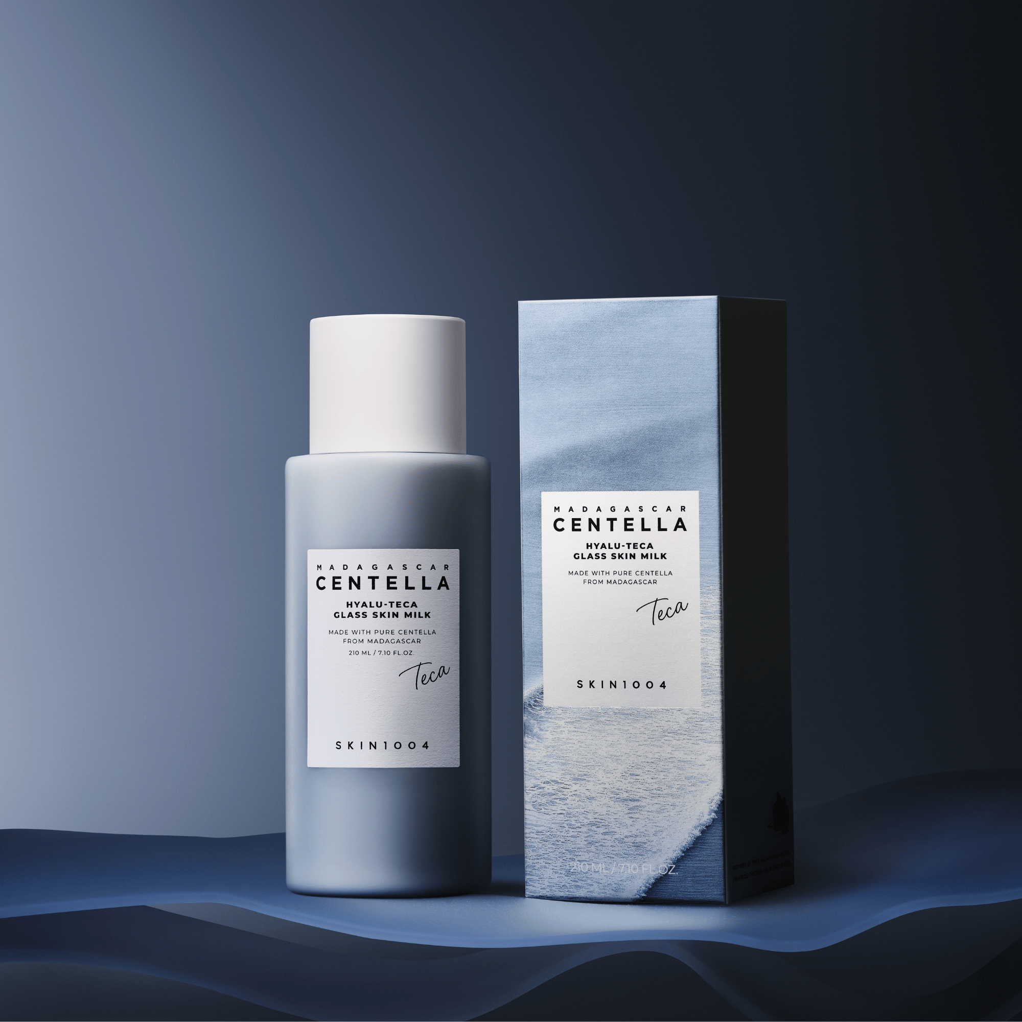 Skin1004 Madagascar Centella Hyalu-Teca Glass Skin Milk 210ml - cosmadic