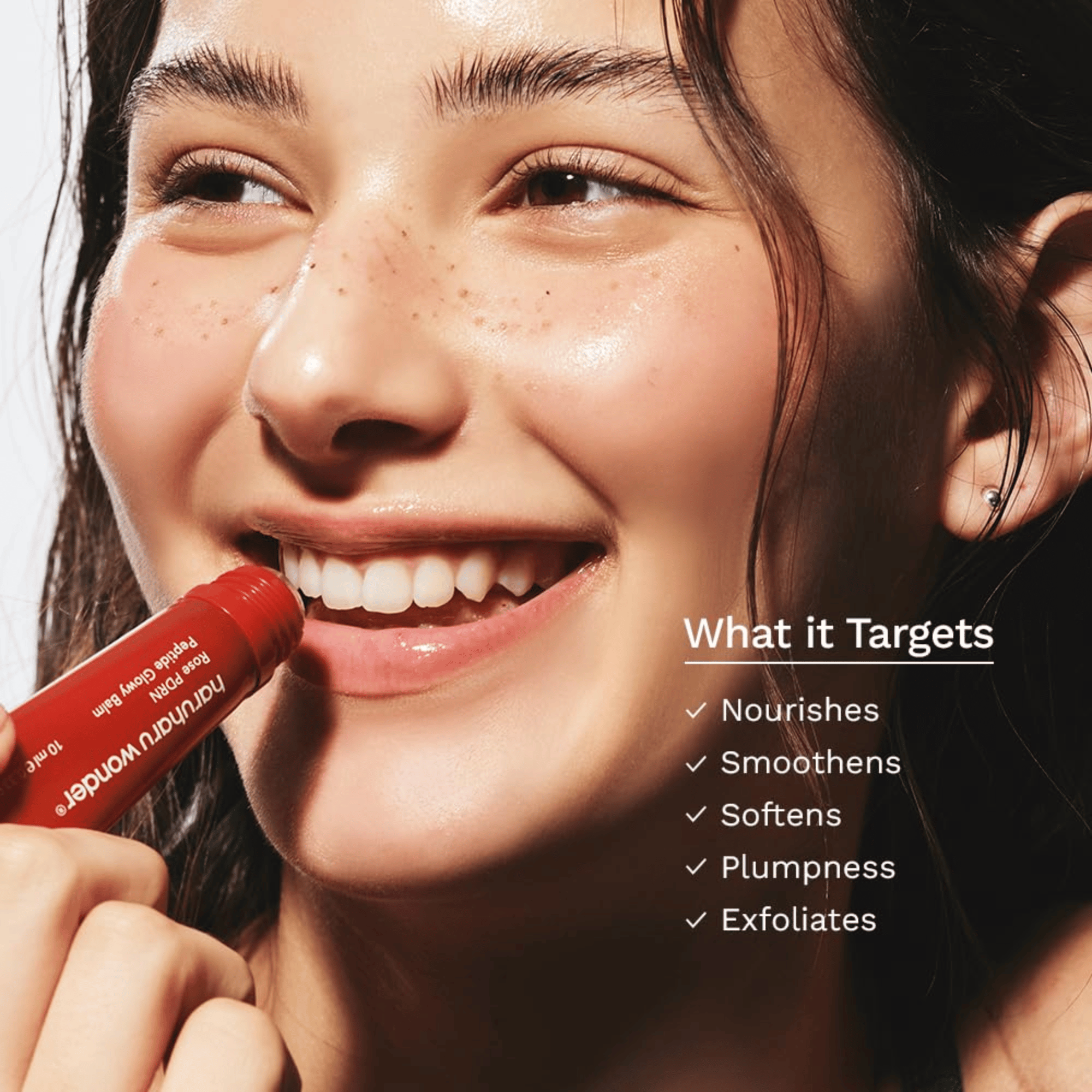 HaruHaru Wonder Rose PDRN Peptide Glowy Balm 10ml - cosmadic