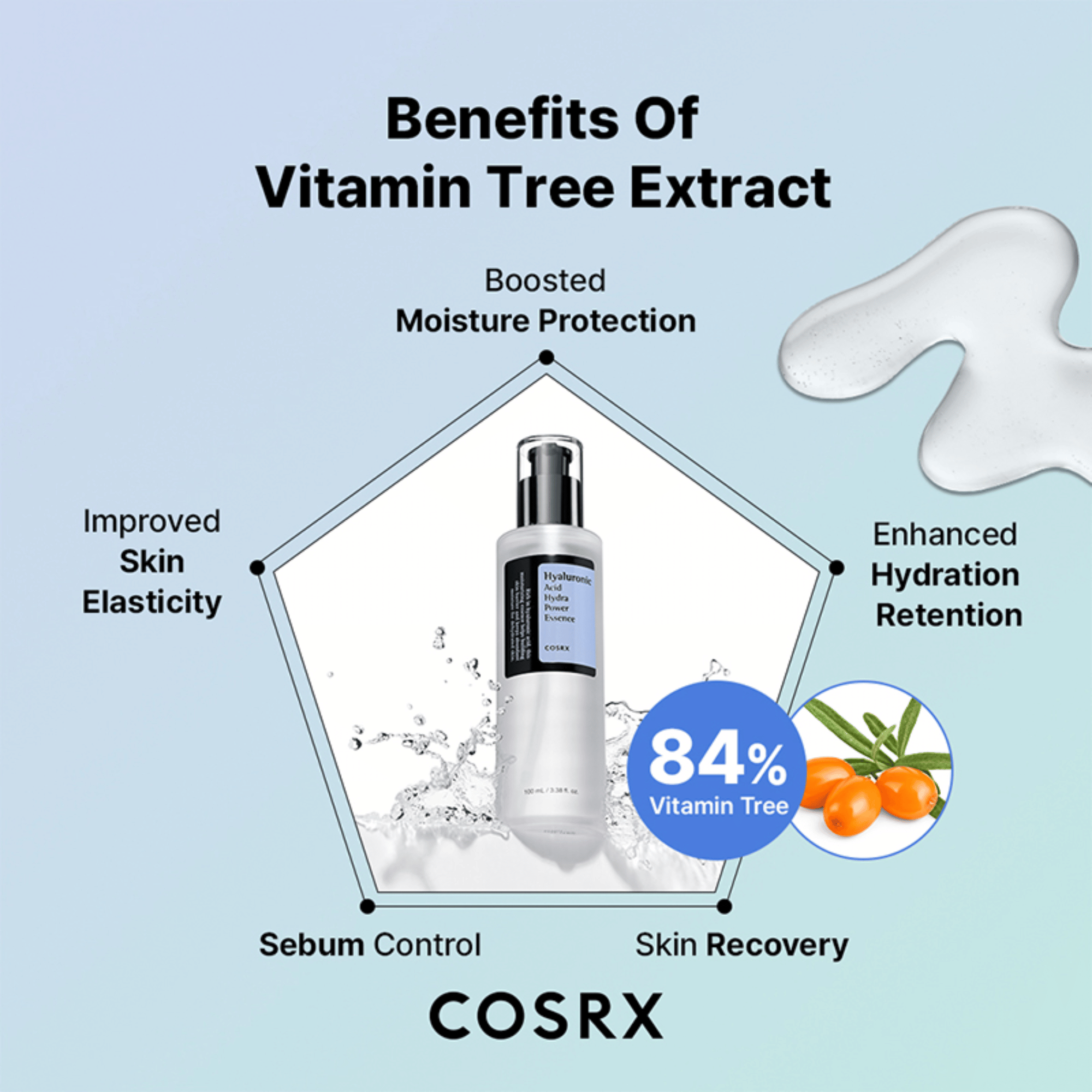 COSRX Hyaluronic Acid Hydra Power Essence 100ml - cosmadic